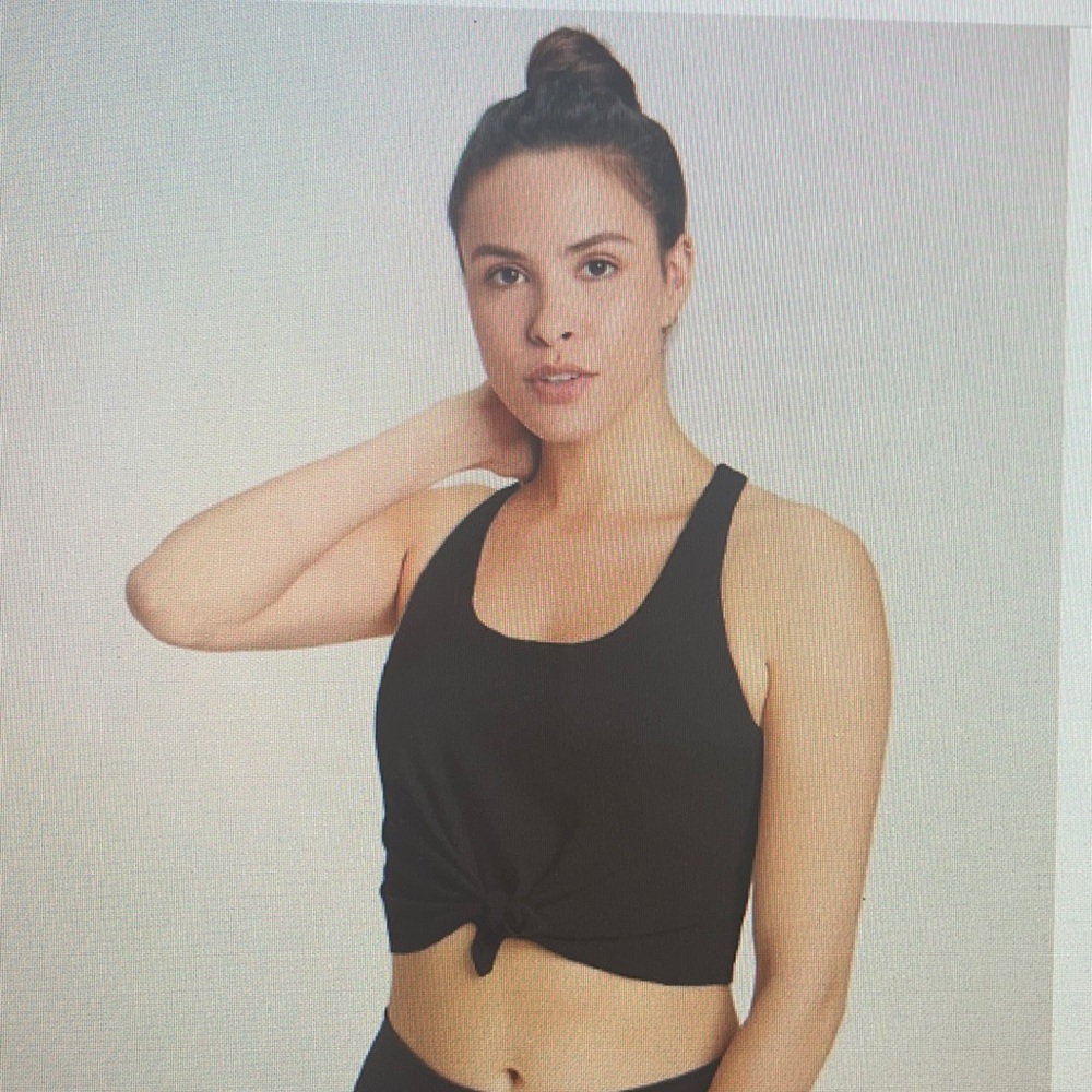 Tie Tank Sports Bra / size : M/L